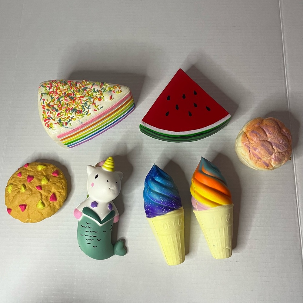 Squishies 7 piece bundle